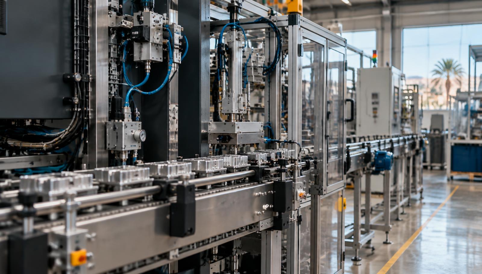 Ligne de production automatisée et équipements industriels